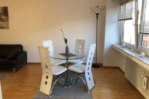 Stilvolle, modernisierte und vollmöblierte 2-Zi-Wohnung mit Balkon und Einbauküche in D – Brunnenstraße 37, 40223 Bilk, Düsseldorf – Vorschaubild 9