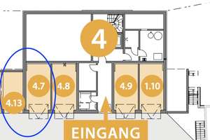 Neubau + Erstbezug - Wohnen mit Charakter: 3-Zimmer-Neubau in Nabburg - KfW40 QNG Standard – Krankenhausstraße 2, 92507 Nabburg – Vorschaubild 6