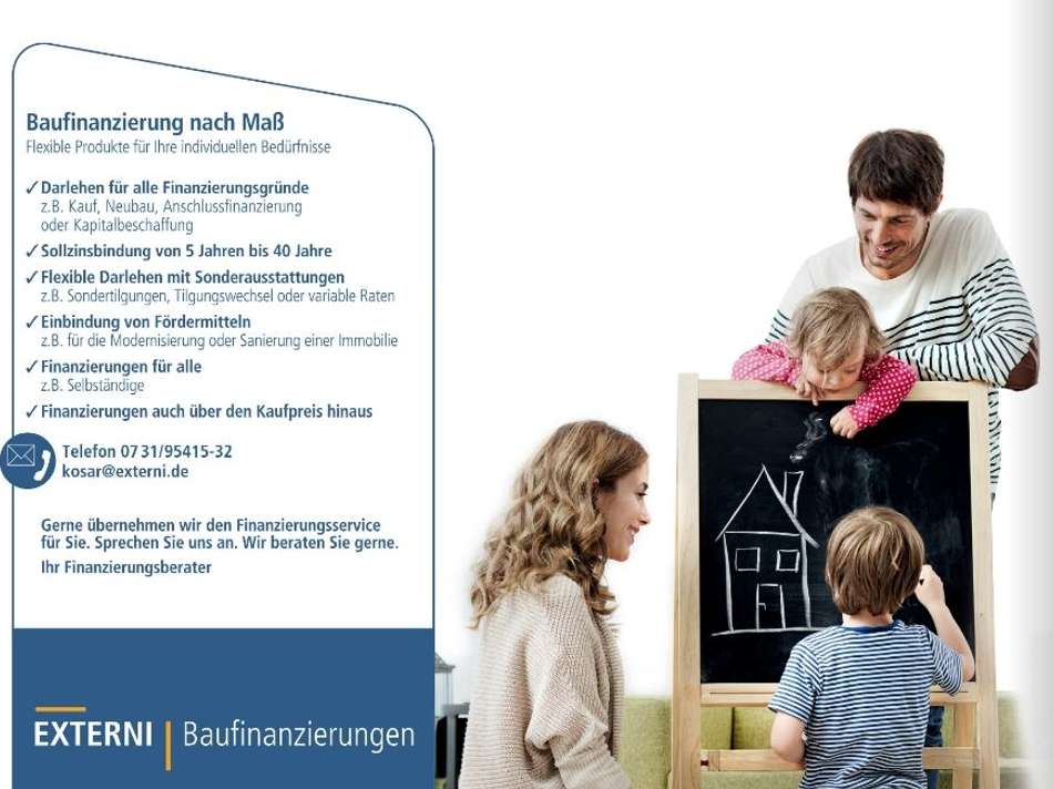 Baufinanzierung nach Maß