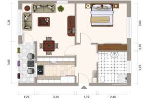 Ihr neues Zu Hause - zwei Zimmer in Koblenz: Helle Wohnung mit Balkon – Die vollständige Adresse der Immobilie erhältst du vom Anbieter., 56077 Niederberg, Koblenz – Vorschaubild 8