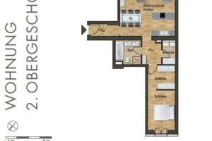 Hochwertige 2-Zi.-Neubauwohnung mit Südbalkon – Carport & Stellplatz, Park Castelnau – Die vollständige Adresse der Immobilie erhältst du vom Anbieter., 54294 Feyen/Weismark, Trier – Vorschaubild 3
