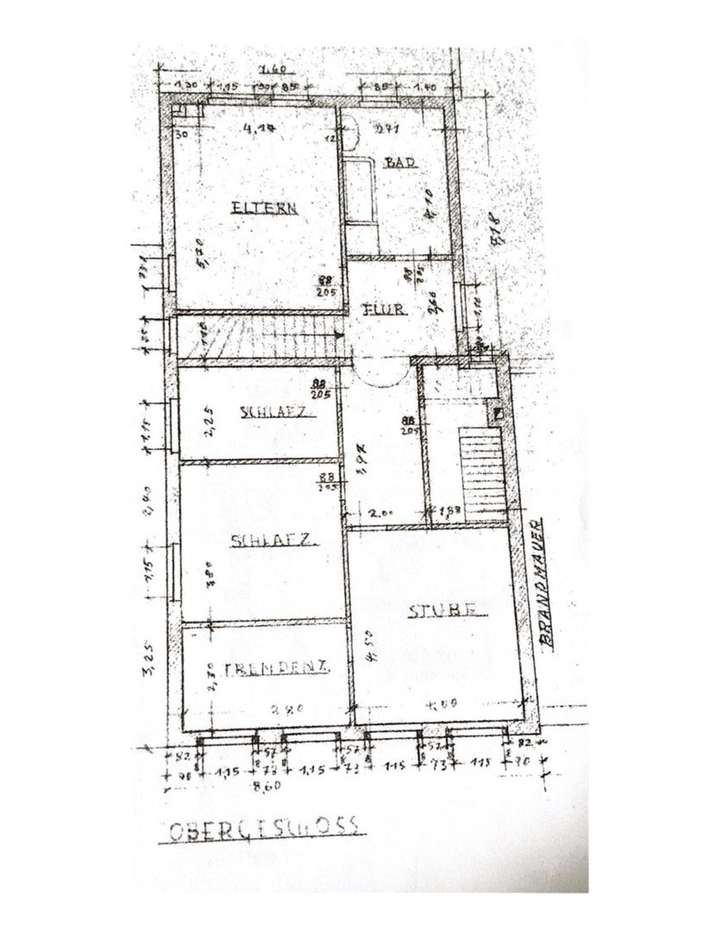 Grundriss Obergeschoss