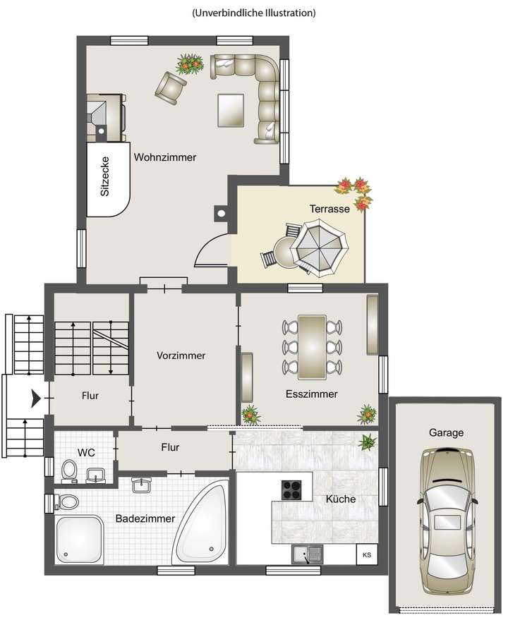 Grundriss Erdgeschoss