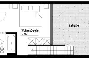 I Galeriewohnung im Zentrum I 2 Ebenen I Terrasse I Cityblick I – Markt 11, 4109 Zentrum, Leipzig – Vorschaubild 3