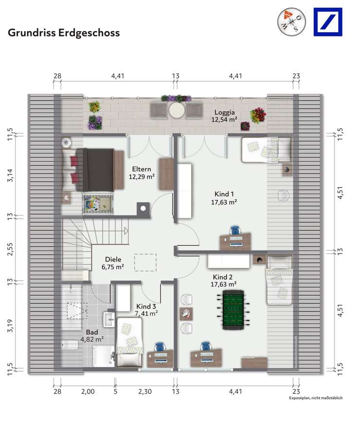 Grundriss Dachgeschoss