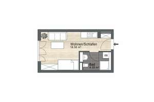 Studenten / Azubis: Einzimmerwohnung in Regensburg – 93053 Galgenberg, Regensburg – Vorschaubild 8