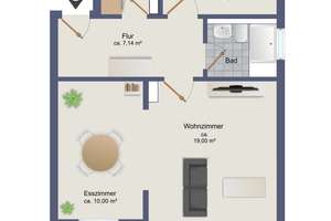 Helle 2,5-Zimmer-Hochparterre-Wohnung in Billstedt, inklusive Garten und sonniger Terrasse – Die vollständige Adresse der Immobilie erhältst du vom Anbieter., 22117 Billstedt, Hamburg – Vorschaubild 15