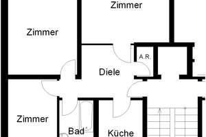 Endlich Zuhause: schöne 3-Zimmer-Wohnung! – Atterstr. 201, 49090 Eversburg, Osnabrück – Vorschaubild 2