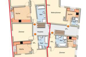 4 modernisierte ETW als "Haus im Haus"  in 6 FH mit 3 Garagen in attraktiver Innenstadtlage – Die vollständige Adresse der Immobilie erhältst du vom Anbieter., 71263 Weil der Stadt – Vorschaubild 18
