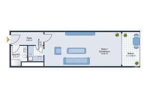 Optimale Kapitalanlage: Gut vermietete 1-ZKB-Wohnung mit Balkon in A-Herrenbach – Die vollständige Adresse der Immobilie erhältst du vom Anbieter., 86161 Wolfram-und Herrenbachviertel, Augsburg – Vorschaubild 7
