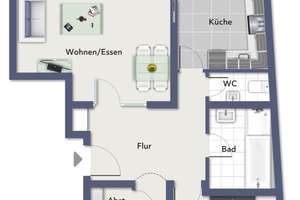 Jetzt zugreifen! PROVISIONSFREIE 3-Zimmer-Wohnung mit Aufzug und Balkon in Top-Lage von Karlsruhe! – Die vollständige Adresse der Immobilie erhältst du vom Anbieter., 76185 Mühlburg, Karlsruhe – Vorschaubild 18