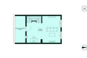Reihenmittelhaus mit südlicher Dachterrasse und Garage – Tourcoingstraße 12a, 46240 Eigen, Bottrop – Vorschaubild 11