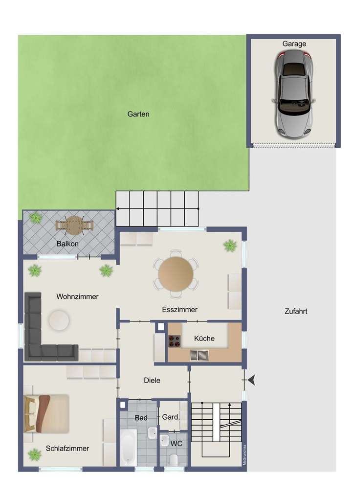 Grundriss Erdgeschoss