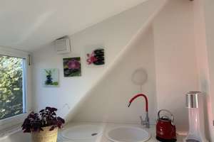 Möblierte 65  m² Dachwohnung mit Balkon in München-Sendling-Westpark, nur an eine Person – Waxensteinstrasse 34, 81377 Am Waldfriedhof, München – Vorschaubild 14