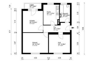 Freie 3 Zi im 1.OG mit Balkon – 30625 Kleefeld, Hannover – Vorschaubild 3