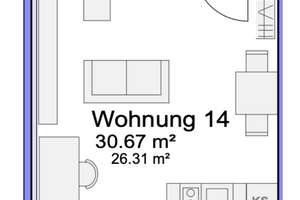 Hochwertig möbliertes & barrierefreies Wohnen in den Zeisigarkaden – Fürstenstraße 261, 9130 Yorckgebiet, Chemnitz – Vorschaubild 14