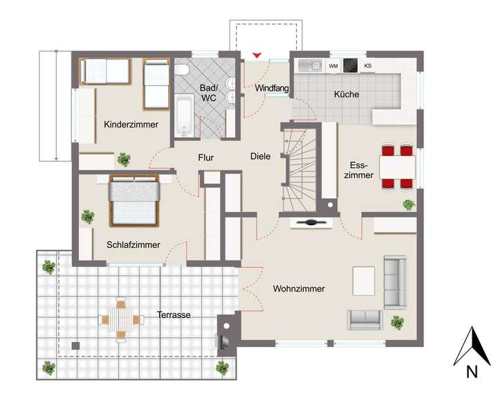 Grundriss Erdgeschoss