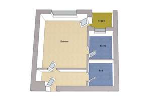 IMMOBERLIN.DE - Toplage City-West! Hochwertig ausgestattete Wohnung mit Südloggia – Die vollständige Adresse der Immobilie erhältst du vom Anbieter., 10777 Wilmersdorf, Berlin – Vorschaubild 8