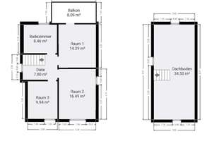 Heideviertel: Freistehendes Einfamilienhaus mit ruhigem Garten und großem Potenzial – Die vollständige Adresse der Immobilie erhältst du vom Anbieter., 30625 Heideviertel, Hannover – Vorschaubild 22