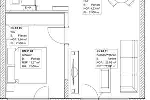 Solide Kapitalanlage: Vermietete 2-Zimmer-Wohnung in zentraler Lage von Offenbach – 63065 Ledermuseum, Offenbach am Main – Vorschaubild 2