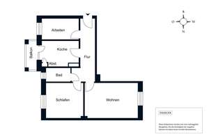 3-Zimmer-Wohnung im Herzen der List – Die vollständige Adresse der Immobilie erhältst du vom Anbieter., 30163 List, Hannover – Vorschaubild 11