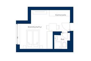 Sanierte Kapitalanlage:  1-Zimmer Apartment in Mühltal – Die vollständige Adresse der Immobilie erhältst du vom Anbieter., 64367 Mühltal – Vorschaubild 6