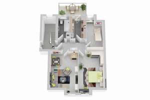 Bezugsfertige 4-Z.-Maisonettewohnung
mit gr. Balkon zentrumsnah und ruhige Lage von Stgt.-Feuerbach – 70469 Feuerbach-Mitte, Stuttgart – Vorschaubild 14