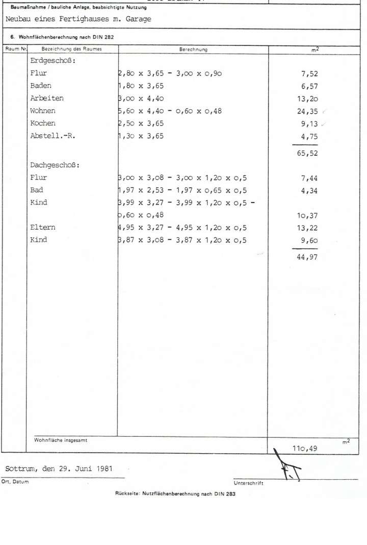 Flächenberechnung Clüversbo...