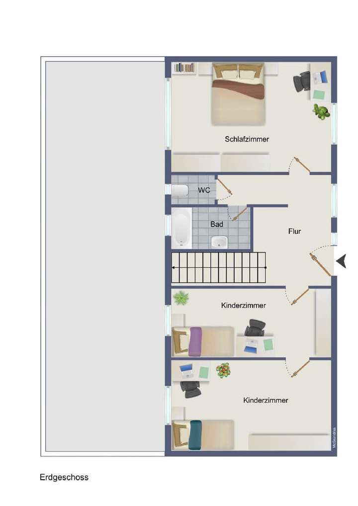 Illustration Grundriss EG