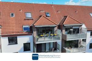 Maisonettewohnung mit Südbalkon über den Dächern von Walle