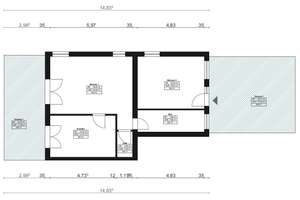 Stilvolle 2-Zimmer EG Wohnung mit 2 Terrassen in grüner Alleinlage von Unterbach – Die vollständige Adresse der Immobilie erhältst du vom Anbieter., 40627 Unterbach, Düsseldorf – Vorschaubild 34