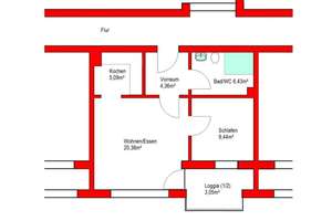 BETREUTES WOHNEN ZENTRAL IN NÜRNBERG-EIBACH: 2-ZIMMER-SENIOREN-ETW MIT BALKON  UND TG-STELLPLATZ – Fürreuthweg 96, 90451 Röthenbach Ost, Nürnberg – Vorschaubild 21