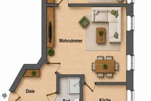 Interessante ETW (4,6% Bruttorendite) in einem schönen und gepflegten Objekt in Löbtau zu verkaufen – Die vollständige Adresse der Immobilie erhältst du vom Anbieter., 1159 Löbtau-Nord, Dresden – Vorschaubild 14