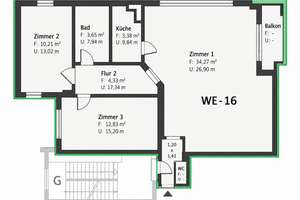 Charmante 3-Zi-Altbauwohnung in begehrter Zentrumslage von Berlin-Moabit – 10553 Moabit, Berlin – Vorschaubild 24