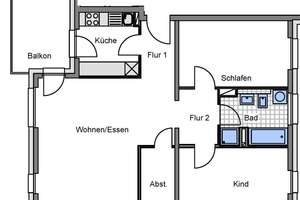 Stilvolles Wohnerlebnis: Lichtdurchflutet, großzügig, mit Balkon und Einbauküche – Berliner Allee 8E, 64295 Darmstadt-West, Darmstadt – Vorschaubild 5