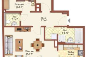 +++ Bergblick +++ 30 m² große Dachterrasse +++ lichtdurchflutet +++ – Die vollständige Adresse der Immobilie erhältst du vom Anbieter., 80689 Sankt Ulrich, München – Vorschaubild 2