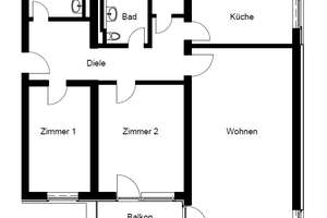 Hell & modern & viel Platz: 3 Zimmer mit Balkon, guter Schnitt, modernes Bad, Gäste-WC, Aufzug – Alteburger Straße 288, 50968 Bayenthal, Köln – Vorschaubild 24
