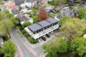 Dachfläche mit Baugenehmigung für 4 WE + Büroeinheit