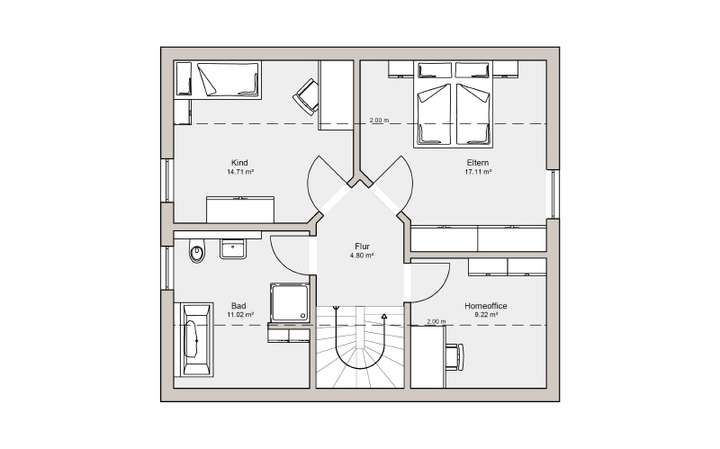 Grundriss Dachgeschoss