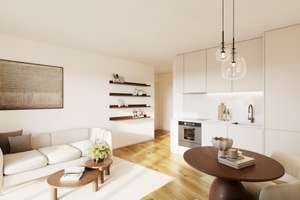 2-Zimmer Neubauwohnung mit Sonnenbalkon in Südausrichtung auf der ruhigen Gartenseite – Rather Broich 154, 40470 Rath, Düsseldorf – Vorschaubild 2