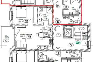 4-Zimmer-Wohnung mit Balkon im 1.OG – Donautalstraße 7/1, 89079 Wiblingen, Ulm – Vorschaubild 5