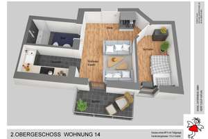 Seniorengerecht und Barrierefrei Wohnen (34 Wohnungen von 34qm - 69qm) – Sprödentalstraße 24, 47799 Cracau, Krefeld – Vorschaubild 9