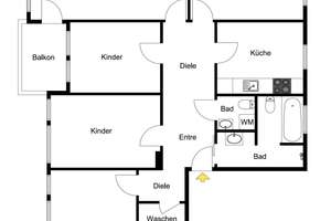 Renovierte Fünfzimmerwohnung in der Nähe vom Gewerbepark – Die vollständige Adresse der Immobilie erhältst du vom Anbieter., 93057 Reinhausen, Regensburg – Vorschaubild 13