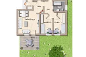 *Mehrheitsanteil!* 4 Wohnungen im Paket *Fenster, Heizung neuwertig* 7-Parteienhaus *PROVISIONSFREI* – Die vollständige Adresse der Immobilie erhältst du vom Anbieter., 85399 Hallbergmoos – Vorschaubild 12