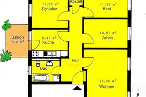 Sonnige Spitzen-Wohnung in Bestlage ! im Zenrtum, am Wasser, ruhig und im Grünene – Oststraße 8, 6844 Innerstädtischer Bereich Nord, Dessau-Roßlau – Vorschaubild 22