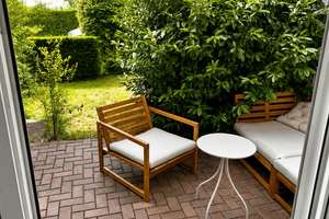 Charmantes, möbliertes 1-Zimmer-Apartment mit Terrasse und eigenem kleinem Garten in München-Pasing – Die vollständige Adresse der Immobilie erhältst du vom Anbieter., 81243 Pasing, München – Vorschaubild 9