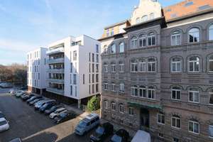 "Kleine, freie Altbauwohnung mit großem Erker, Parkett und Stuck am Steinplatz/ Südvorstadt" – 4275 Südvorstadt, Leipzig – Vorschaubild 12