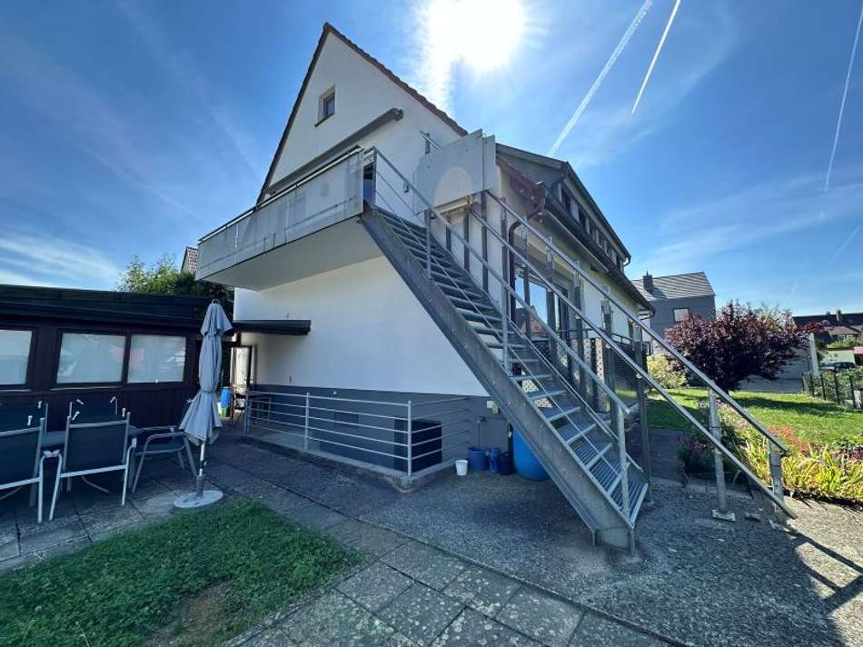 Treppe zum Garten