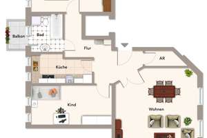 Großzügige Altbauwohnung in der Hegelstraße !  – Hegelstraße 26, 39104 Altstadt, Magdeburg – Vorschaubild 15