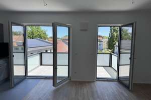 Erstbezug | 3-Zimmer über den Dächern | Einbauküche | Balkon | Einzelgarage | KFW55 | ER-Zentrum